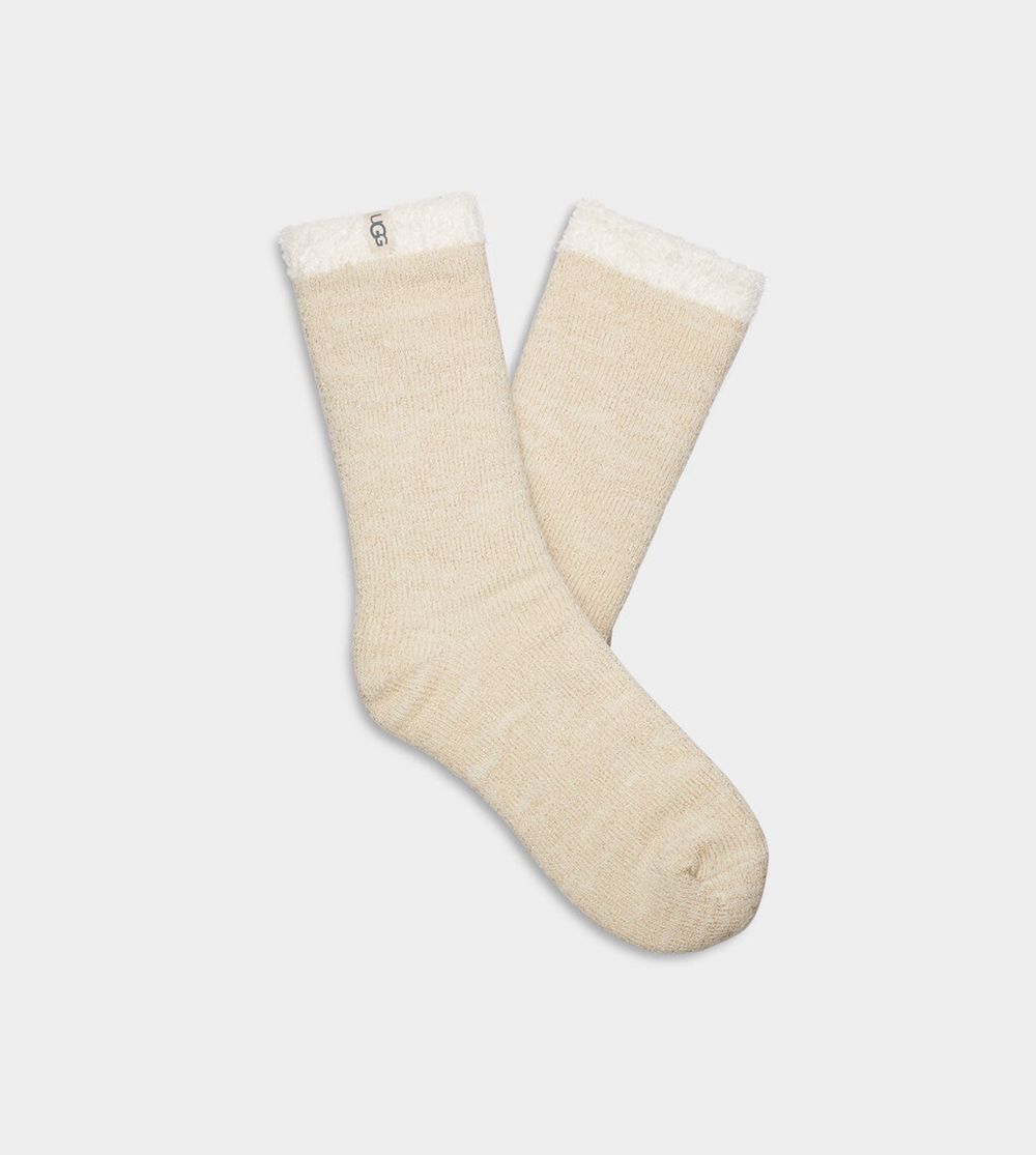 Ugg Socks Canada - Ugg Women's Josephine Sparkle Fleece White / Gold